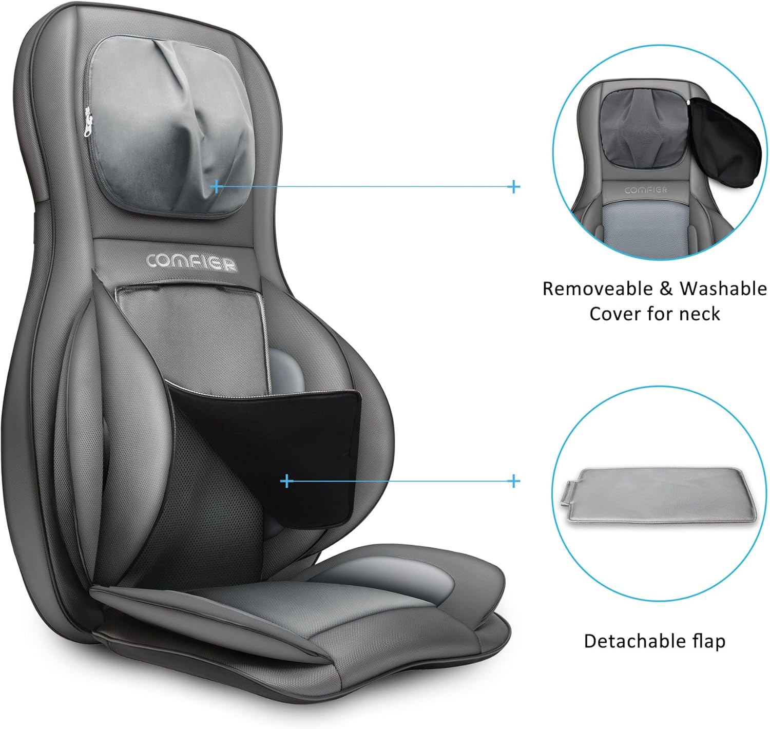 Shiatsu Neck Back Massager with Heat