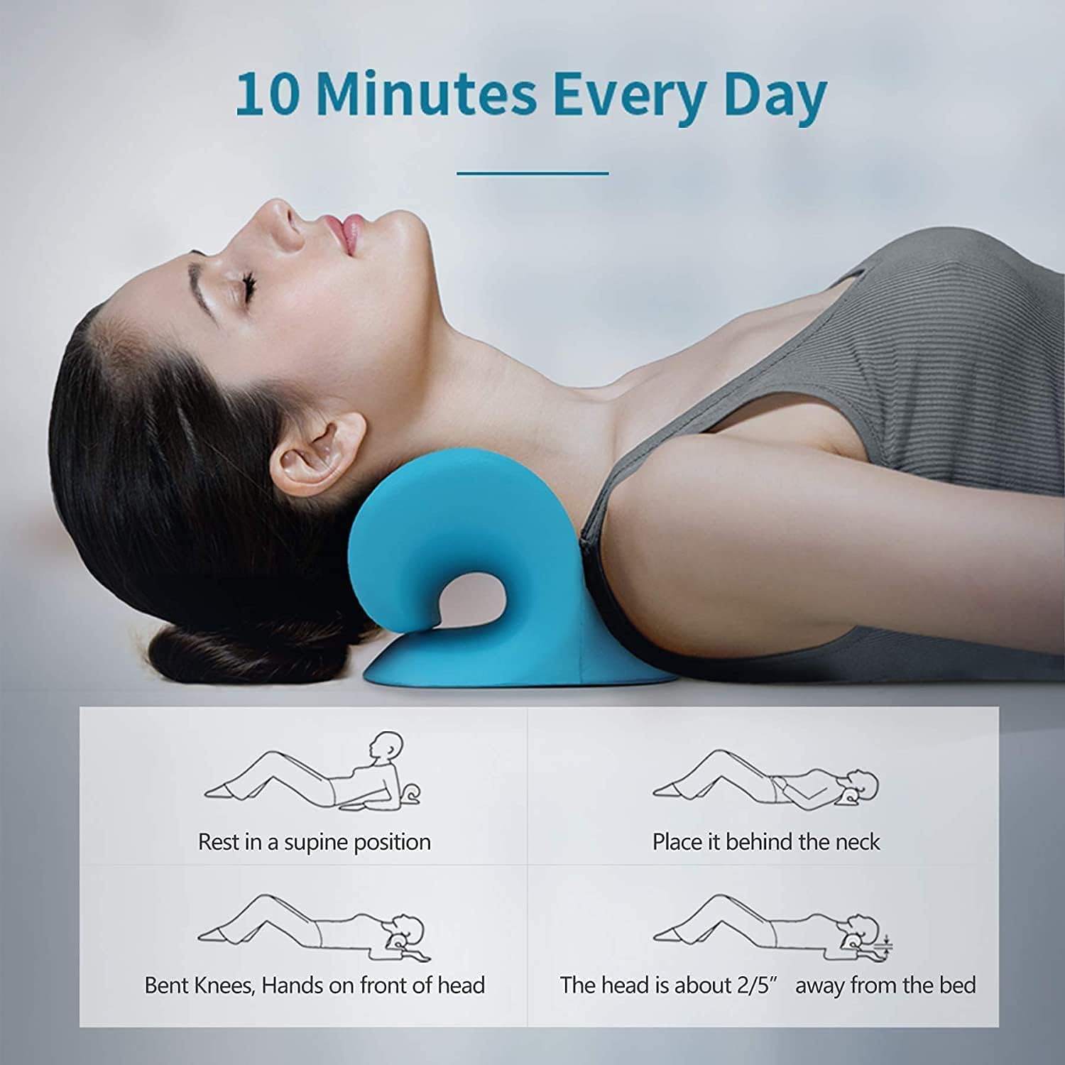 Neck and Shoulder Relaxer – Cervical Stretcher & Neck Traction Device