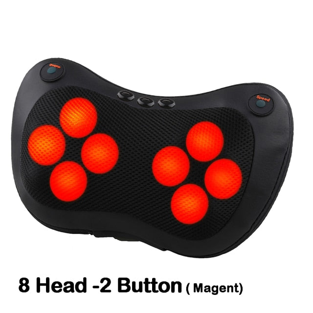 Head & Neck Massager Pillow for Home & Car